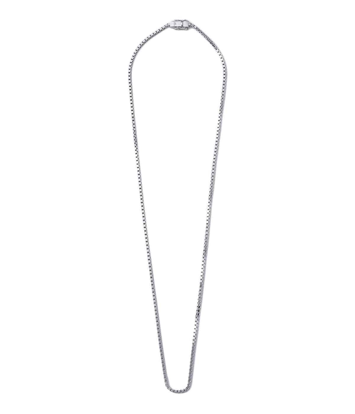 TOMWOOD シルバーsquareネックレス Square Chain -20.5inch- | TOMWOOD(トムウッド) / アクセサリー