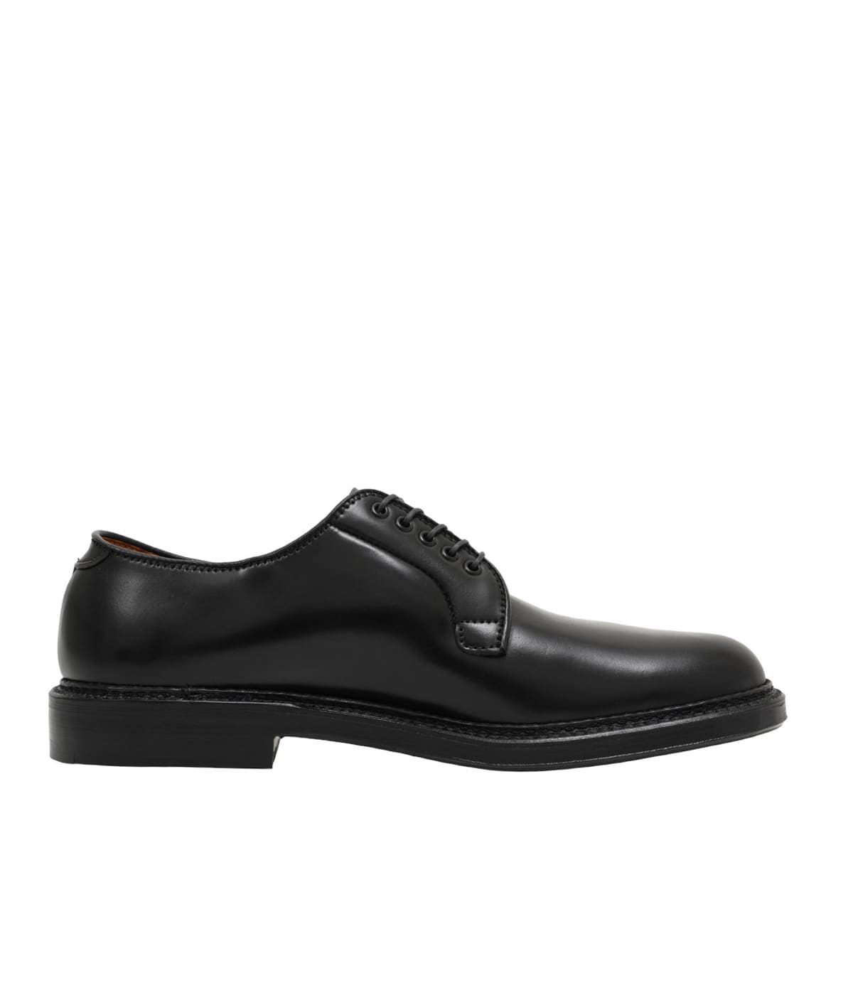 ALDEN 黒レザー カジュアルシューズ26.5センチ 別注 PLAIN TOE SHOES (カーフ・モディファイドラスト・シングル