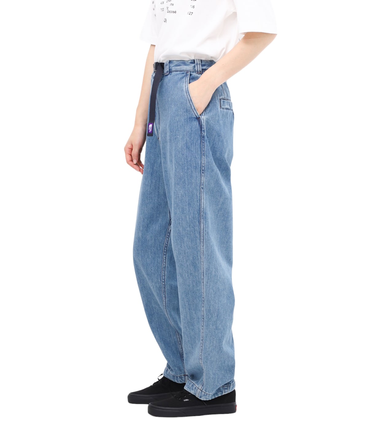 ノースフェイス　パープルレーベル　N24FC080 デニムパンツ レディース】Denim Wide Tapered Field Pants | THE NORTH FACE
