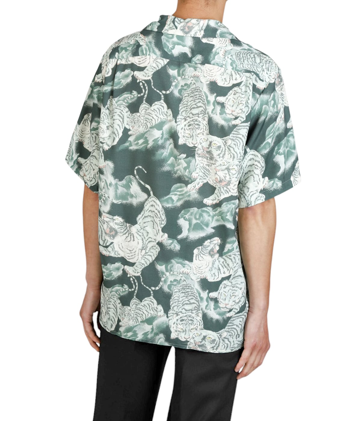 RAYON SHORT SLEEVE ALOHA SHIRT(百虎) | NIPOALOHA(ニポアロハ