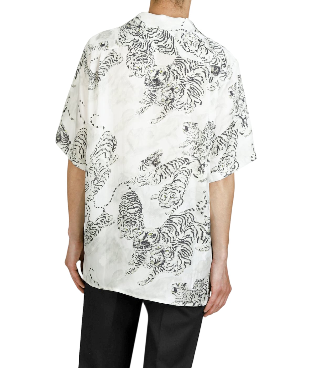 SILK CUPRO SHORT SLEEVE ALOHA SHIRT(百虎) | NIPOALOHA