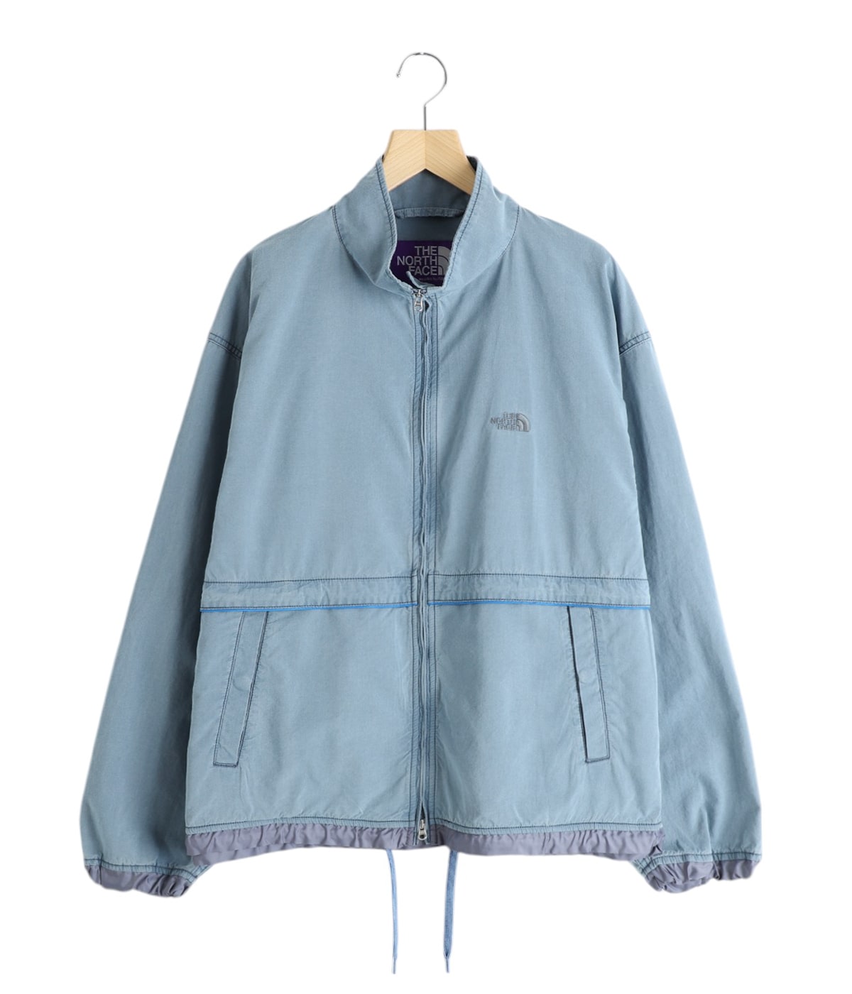 ノースフェイス パープルレーベル レザー トラックジャケット ネイビー L相当 THE NORTH FACE PURPLE LABEL/ザノースフェイス】Indigo Stroll