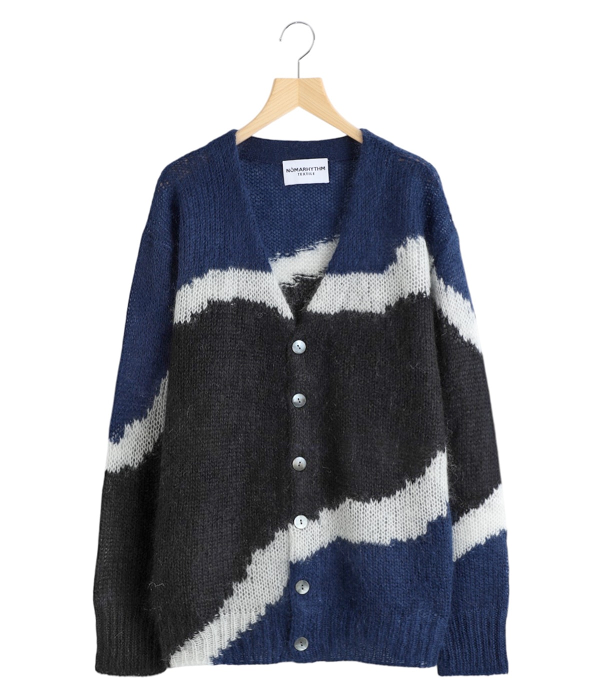 Multi Colour Mohair Cardigan | NOMARHYTHM TEXTILE(ノーマ
