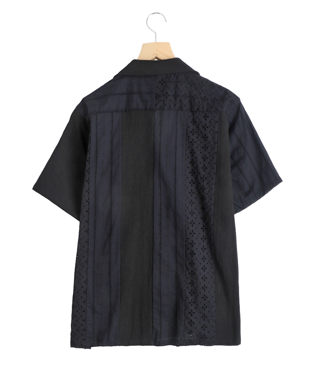 Lace Patchwork Shirt | NOMARHYTHM TEXTILE(ノーマリズム
