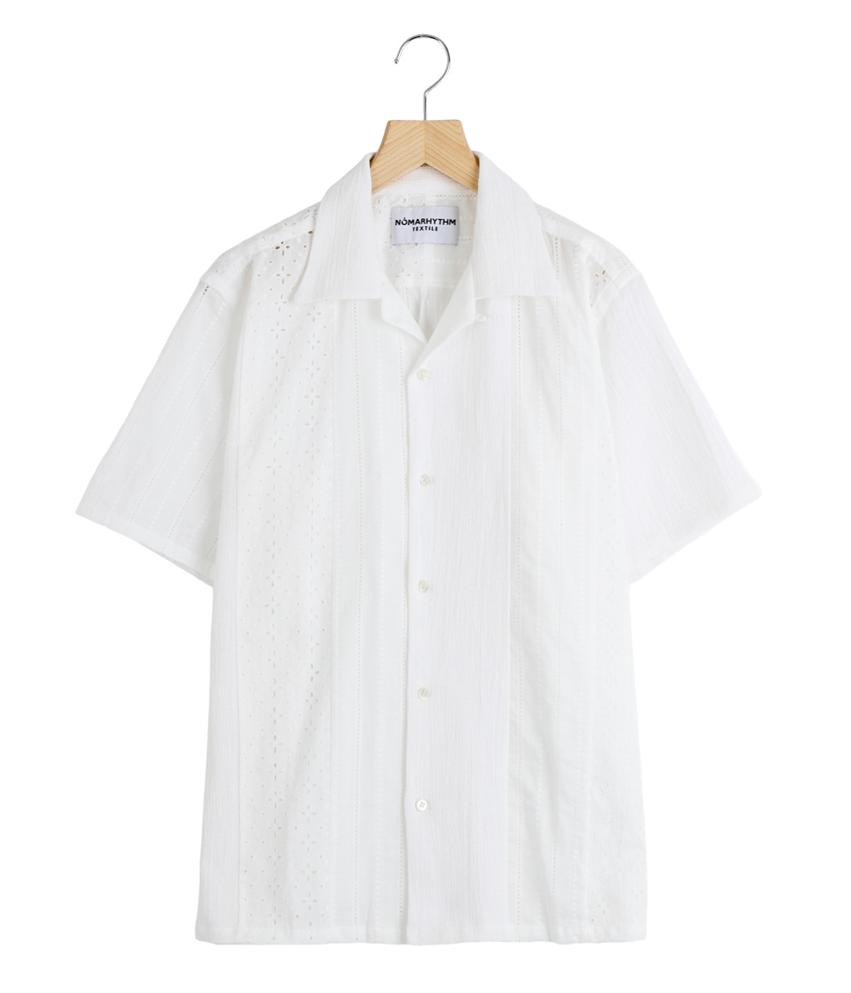 Lace Patchwork Shirt | NOMARHYTHM TEXTILE(ノーマリズム