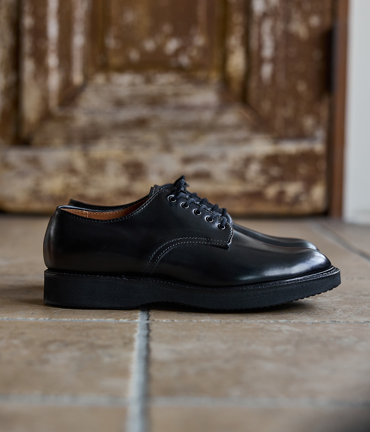 別注5-EYE PLAIN TOE OX. (カーフ・ミリタリーラスト・スーパー