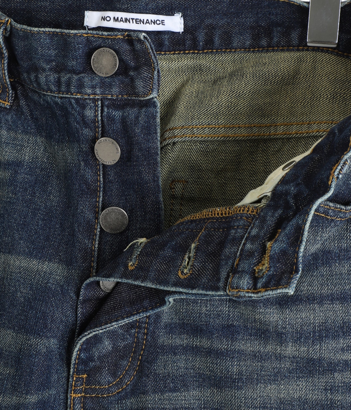 デニム・ジーパン No.0089 rain washing wide black denim PT No.0089 rain washing wide black denim PT - HOLY IN CODE | 60