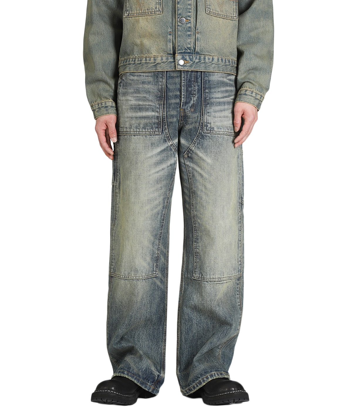 JAPANESE DENIM DOUBLE KNEE | NO MAINTENANCE(ノーメンテナンス