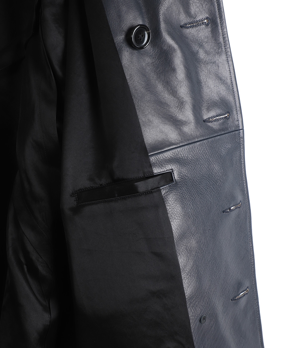 L.MCLAGAN / L.マクラガン ( ブラウンコアカウレザー 13ボタン