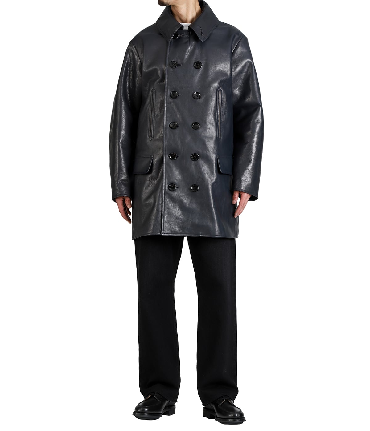 L.MCLAGAN / L.マクラガン ( ブラウンコアカウレザー 13ボタン