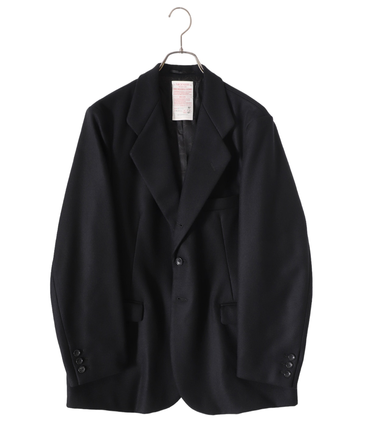 NICENESS aaroo ブラック Lサイズ NICENESS AARON (BLACK)