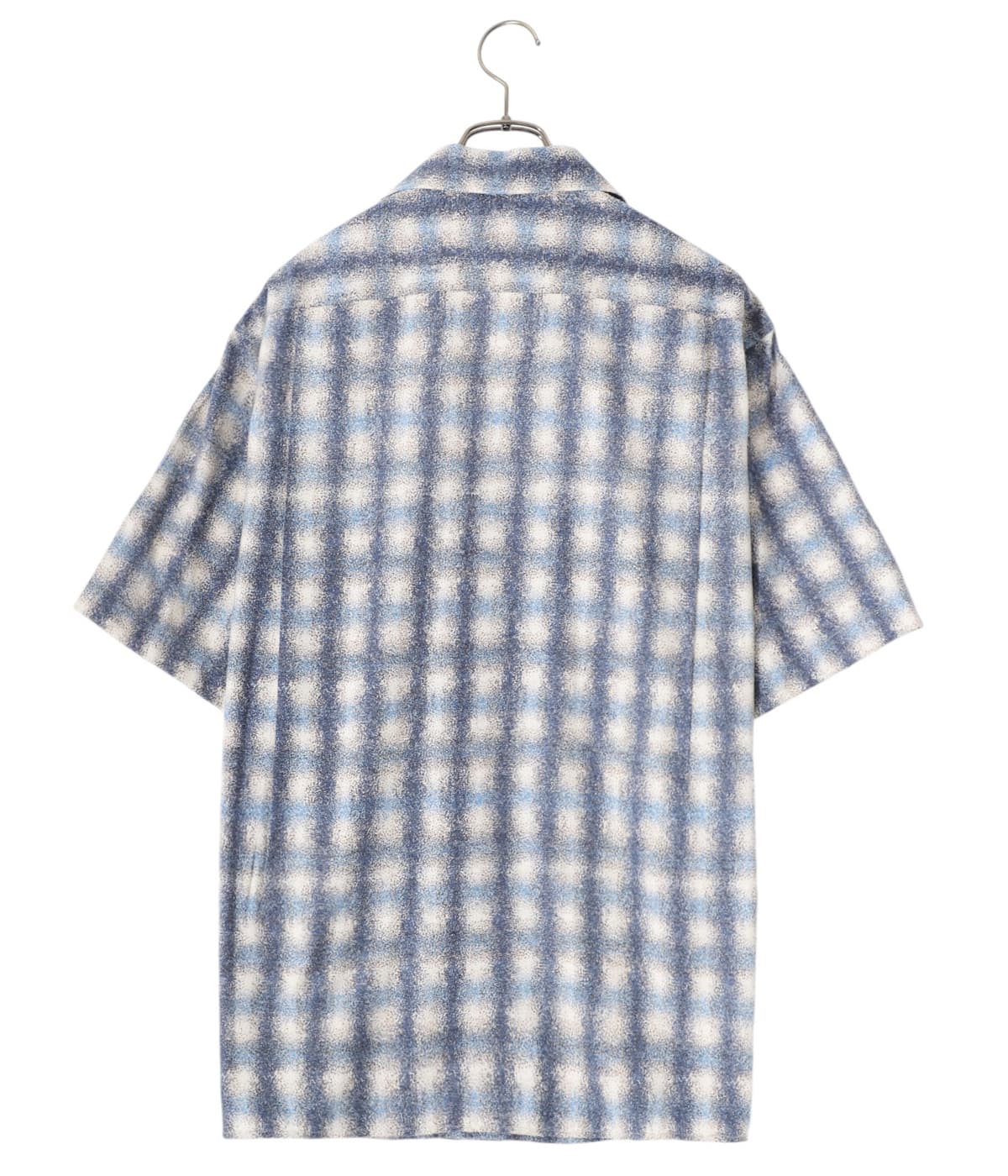 NICENESS BEAN　プリンテッドシルクネルシャツ M BEAN / ビーン ( プリンテッドシルクネルシャツ S/S