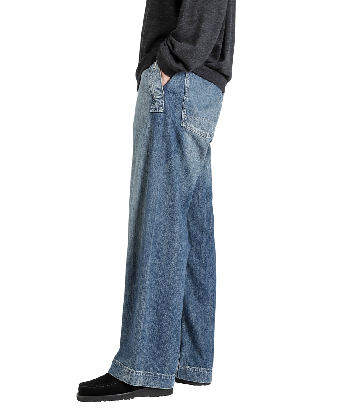 I.MARR / I.マー ( エイジドエフェクトデニムトラウザー ) | NICENESS