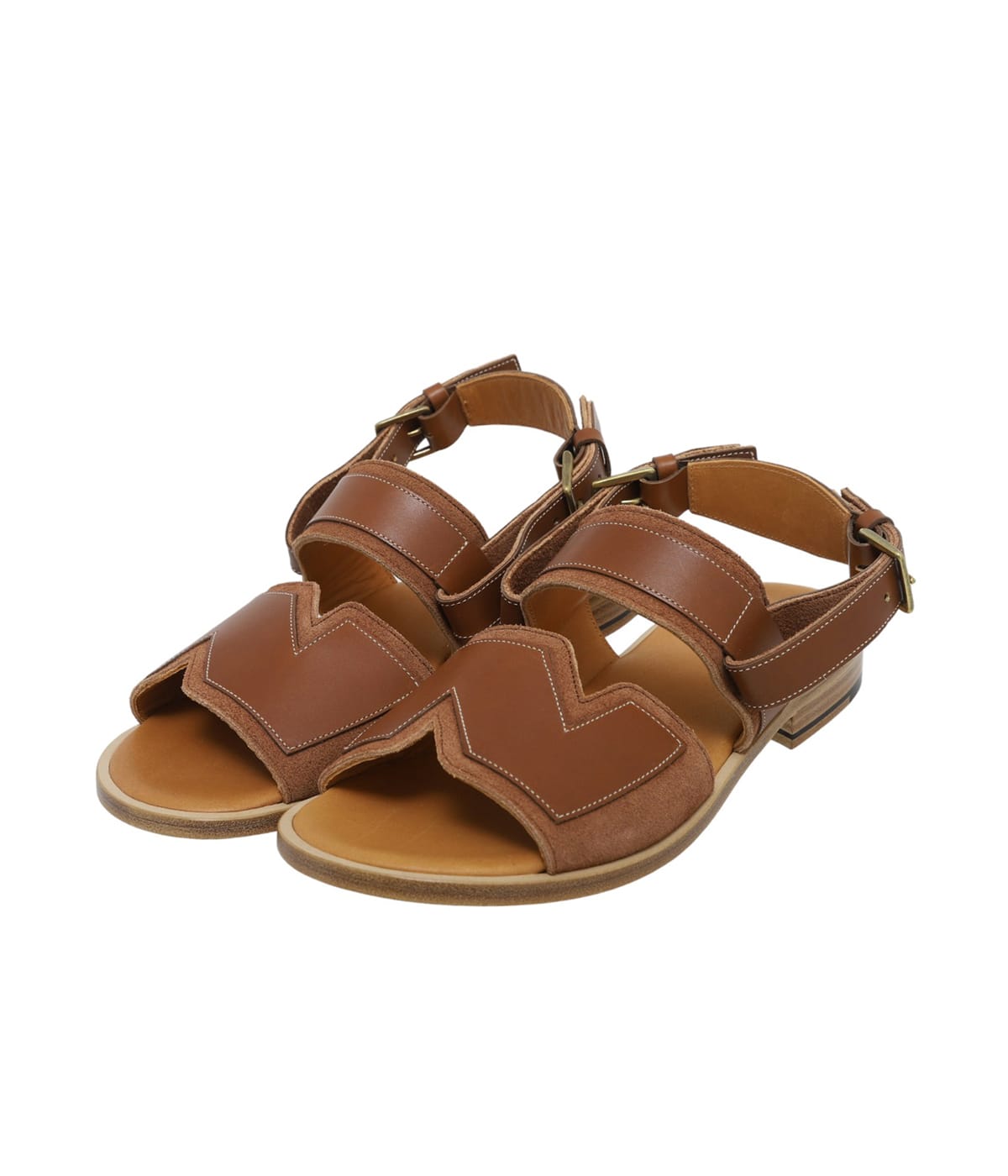 NICENESS BALLARD NNレザーサンダル NICENESS BALLARD (NNレザーサンダル) DK BROWN