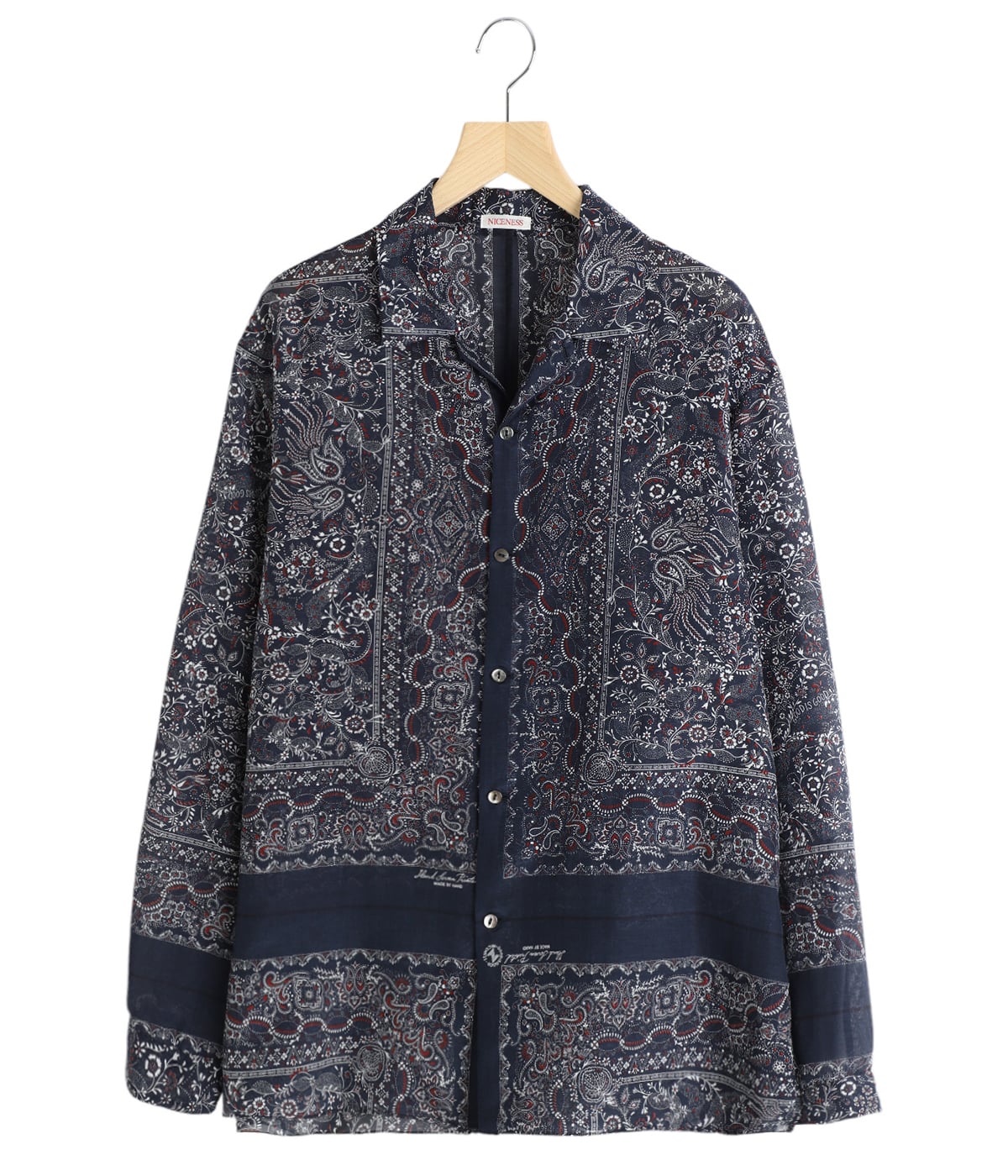 NICENESS 25SS JAMET バンダナシャツ NICENESS 25SS JAMET / Bandana Shirt – Vintage Concept Store
