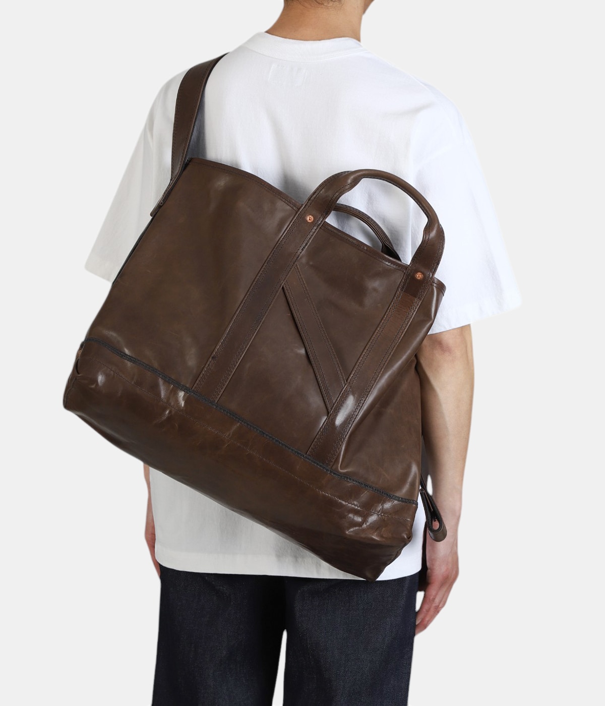 niceness ナイスネス T.LETZ LETZ レッシュ オイルドホース T.LEDZ / T.レッズ( ショルダートートバッグ - オイルドホース