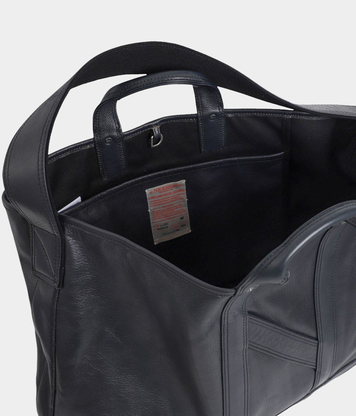 L.LEDZ / L.レッズ ( ブラウンコアカウレザー ショルダートートバッグ