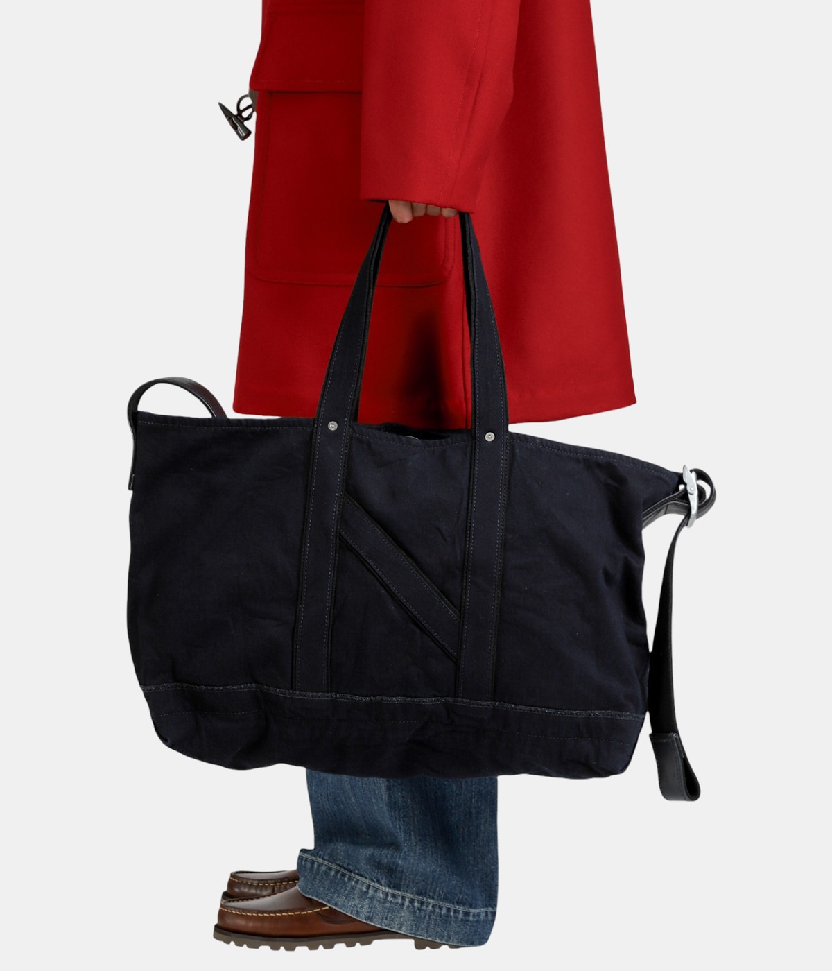 D.LANDS / D.ランズ ( オーバーダイデニム ショルダートートバッグ