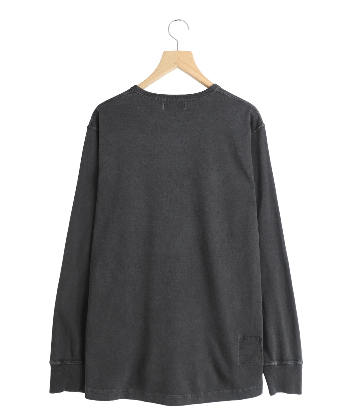 DWELLER L/S HENRY NECK TEE COTTON JERSEY PIGMENT DYE | nonnative
