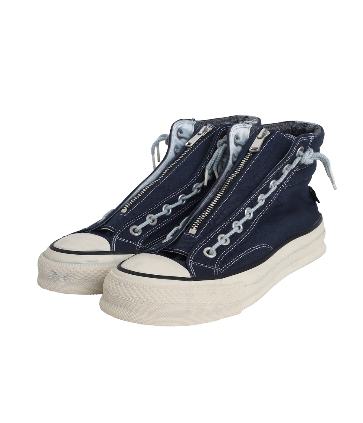 SPINGLE × nonnative DWELLER TRAINER 2 HI COTTON CANVAS OVERDYED