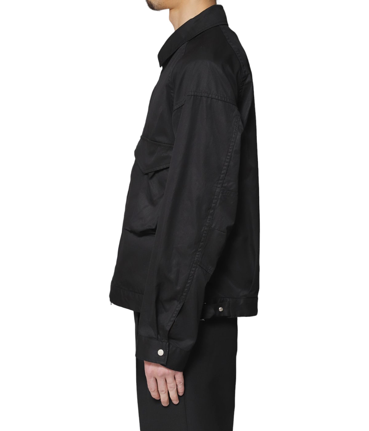 nonnative ノーカラーミリタリージャケット ハンティング マルチポケット TROOPER SHORT JACKET COTTON GABARDINE | nonnative(ノン