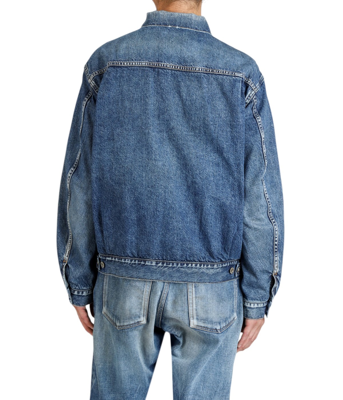 TRUCKER BLOUSON COTTON 11.5oz DENIM VW LIGHT WITH