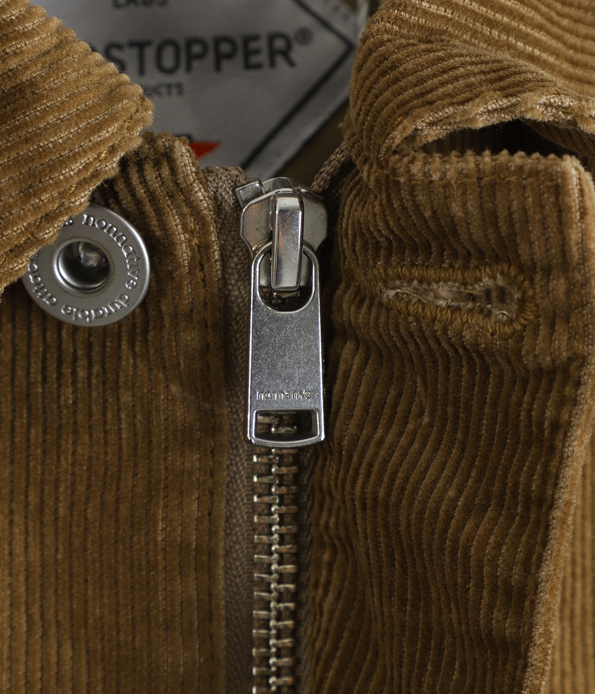 TRUCKER BLOUSON COTTON CORD SULFUR DYE WITH WINDSTOPPER