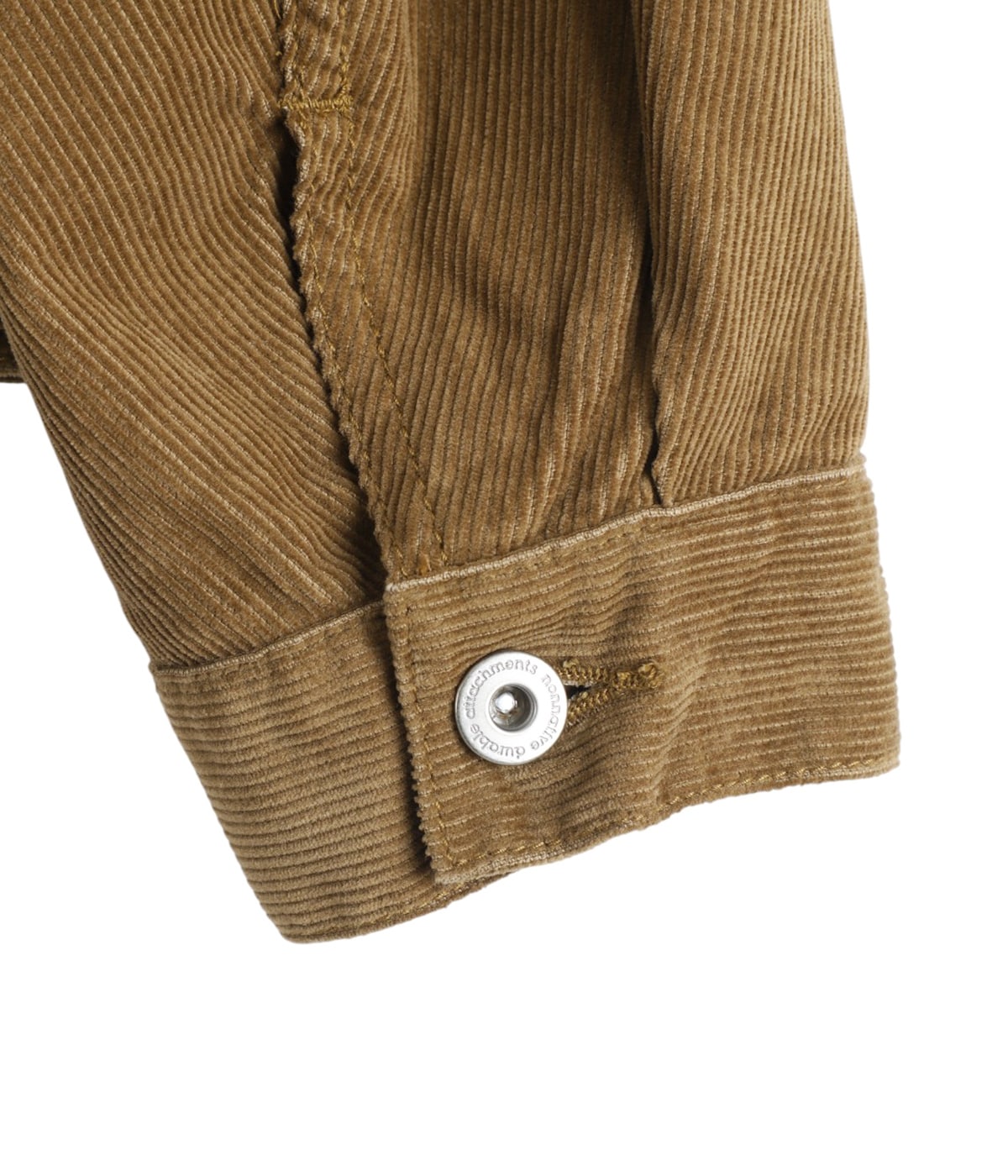 ジャケット・アウター TRUCKER BLOUSON T/C CORD SOLFUR DYED VW TRUCKER BLOUSON COTTON CORD SULFUR DYE WITH WINDSTOPPER