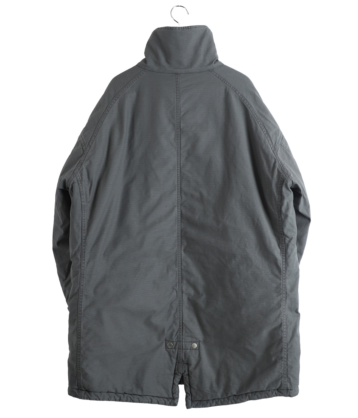 TROOPER PUFF COAT COTTON BACKSATIN PIGMENT DYE WITH WINDSTOPPER