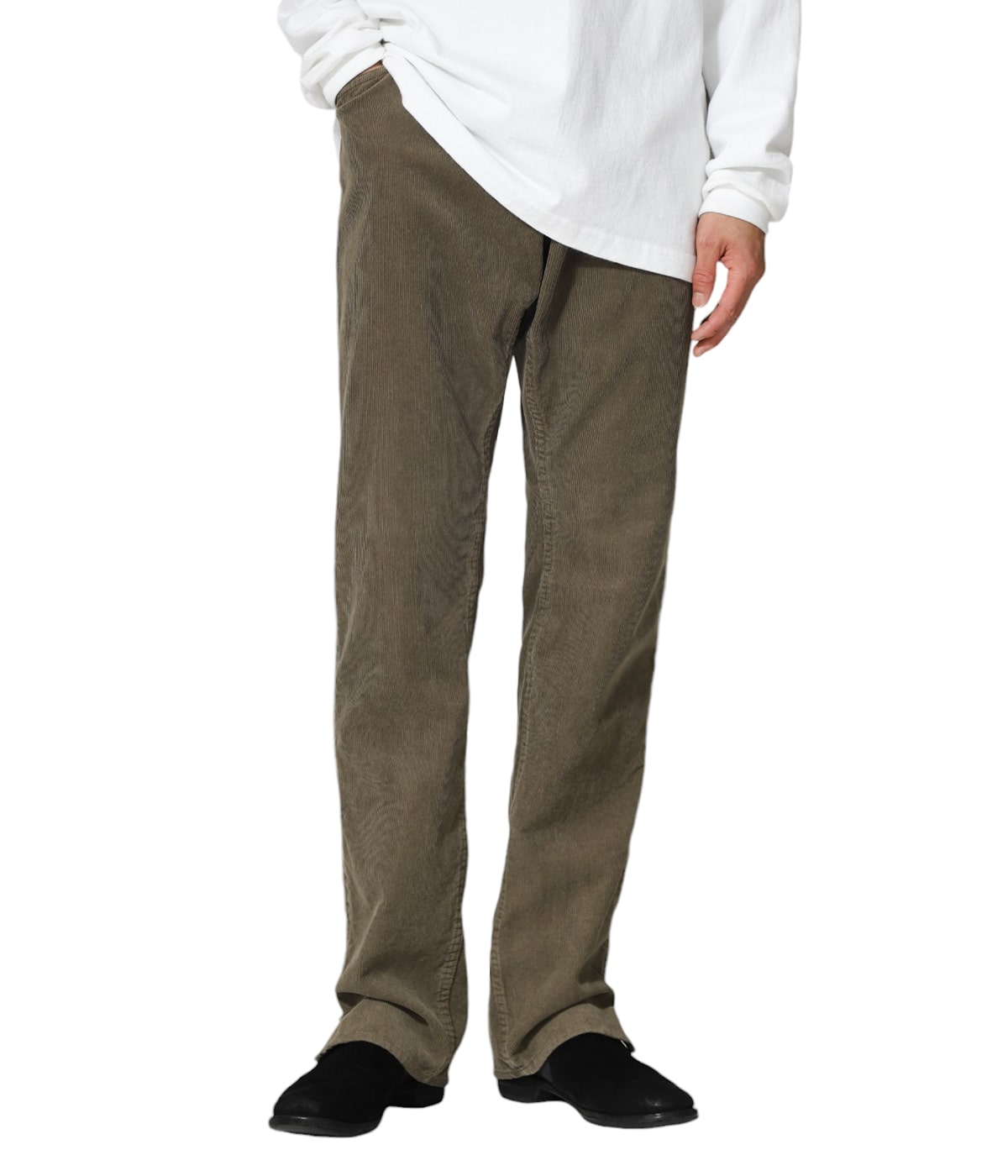 DWELLER 2WAY 5P JEANS 03 COTTON CORD SULFUR DYE | nonnative