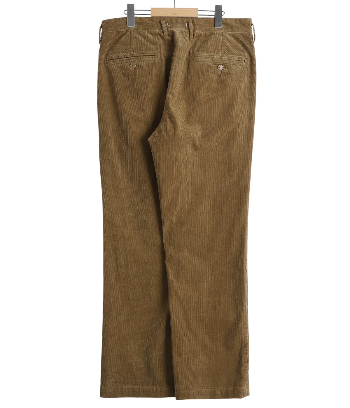 OFFICER CHINO TROUSERS COTTON CORD SULFUR DYE | nonnative(ノン