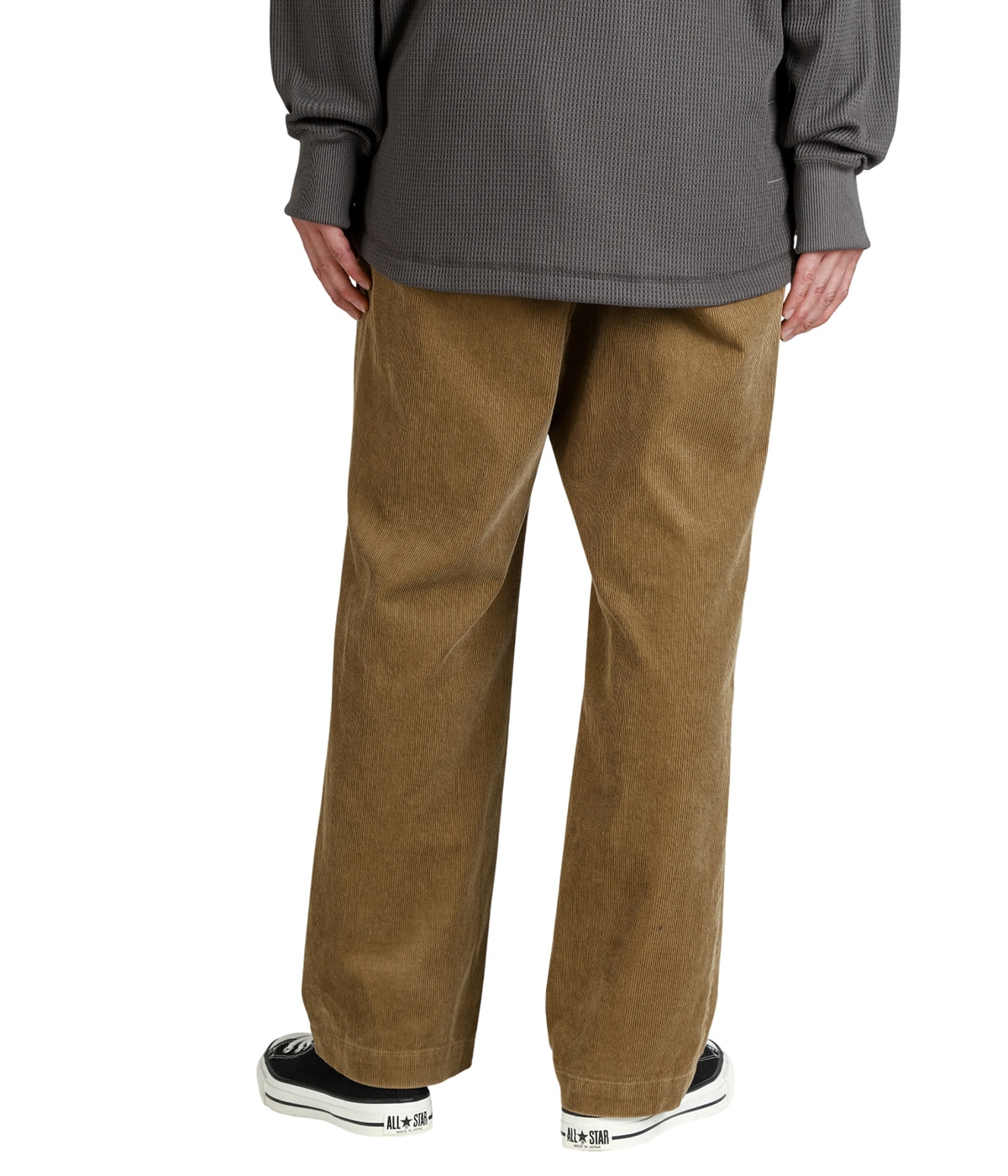 OFFICER CHINO TROUSERS COTTON CORD SULFUR DYE | nonnative(ノン