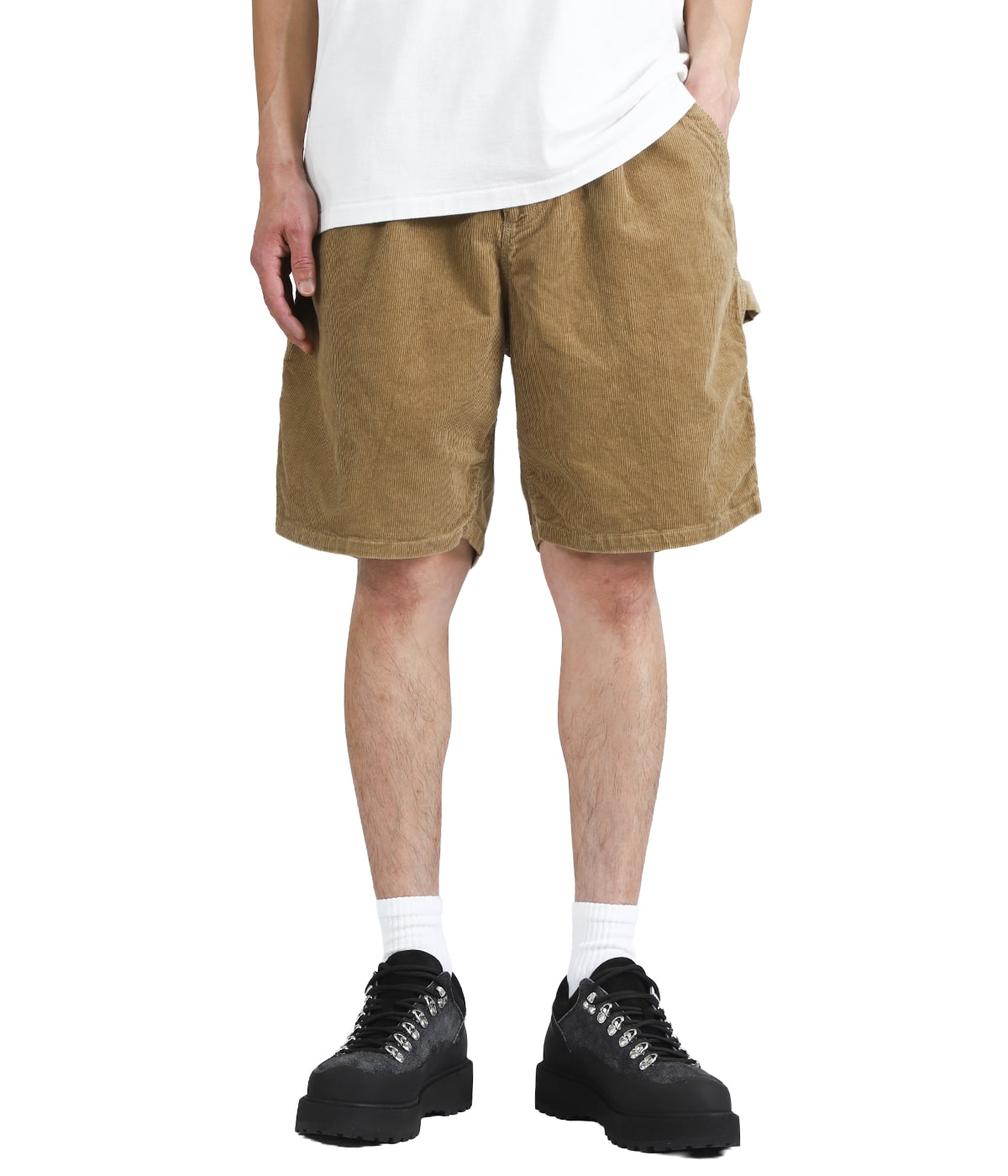 WORKER SHORTS COTTON CORD SULFUR DYE | nonnative(ノンネイティブ
