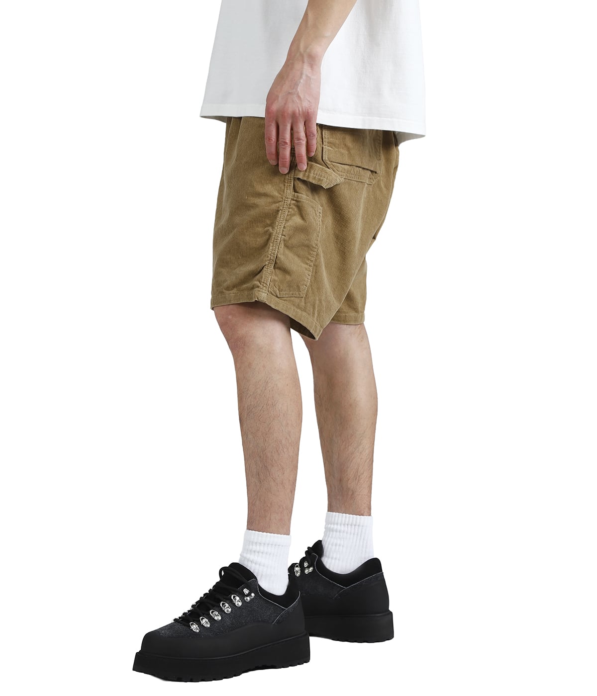 WORKER SHORTS COTTON CORD SULFUR DYE | nonnative(ノンネイティブ