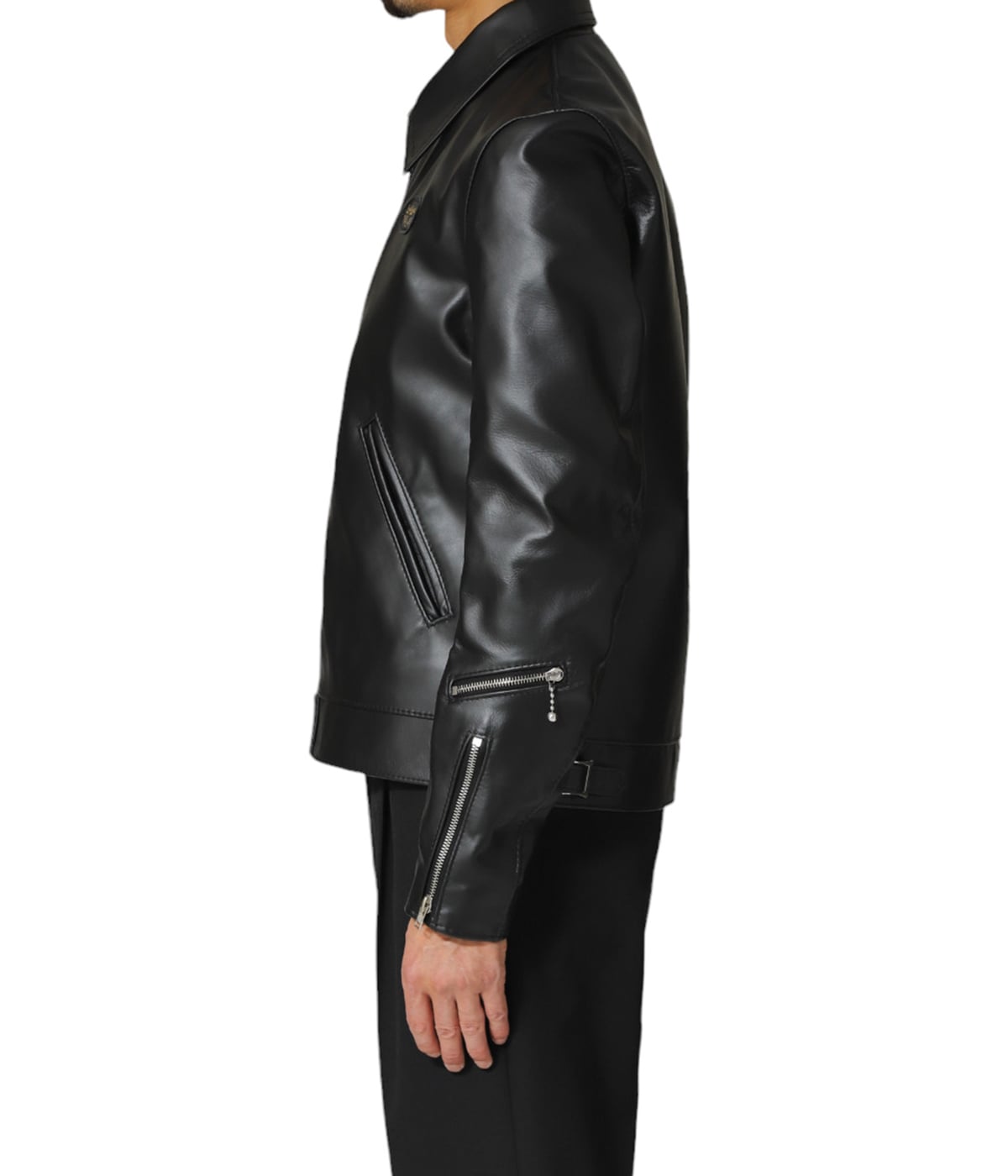 ルイスレザー コルセア 38 【LewisLeathers Corsair】 Lewis Leathers - ルイスレザー コルセア 38 カウ ブラックの