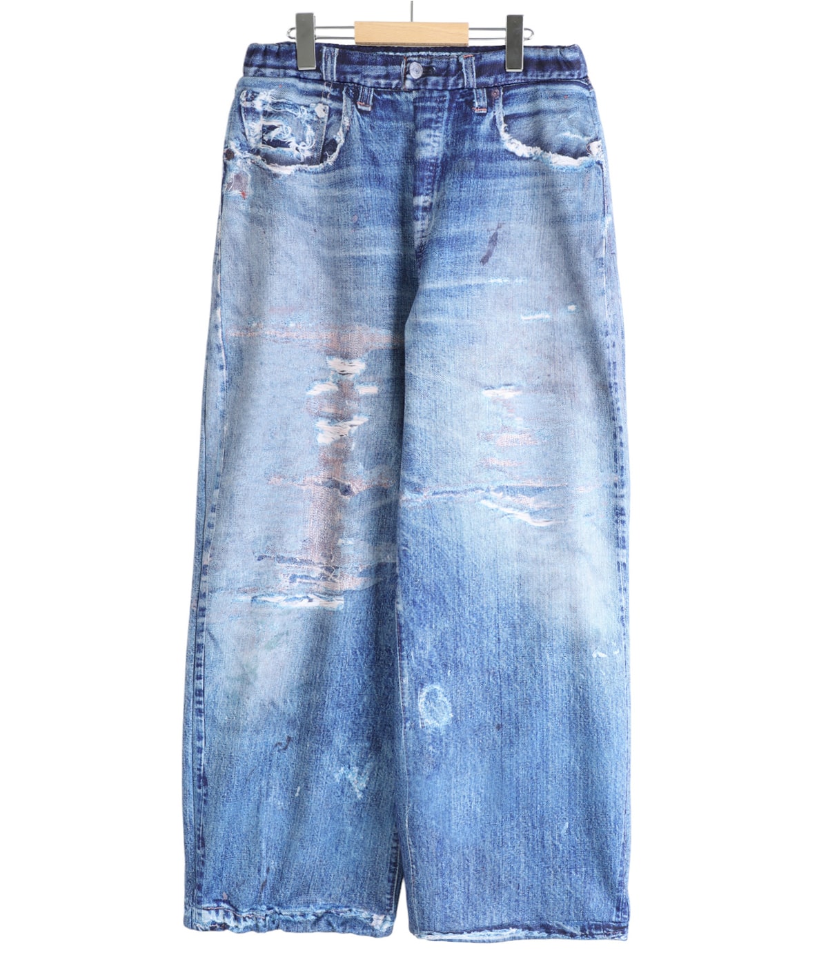 トーキングアバウト 別注 転写プリントワイドパンツ for ARKnets TALKING ABOUT THE ABSTRACTION、ARKnets別注のヴィンテージ