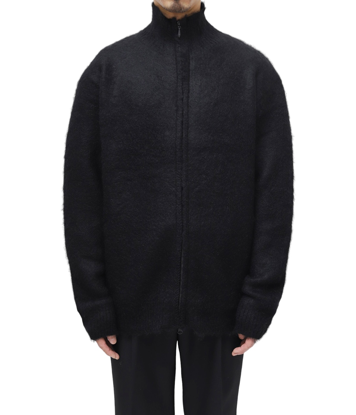 ◆新品◆Needles / Mohair Cardigan B&Y別注 NEEDLES(ニードルズ) ZIPPED MOHAIR CARDIGAN - SOLID | B'2nd
