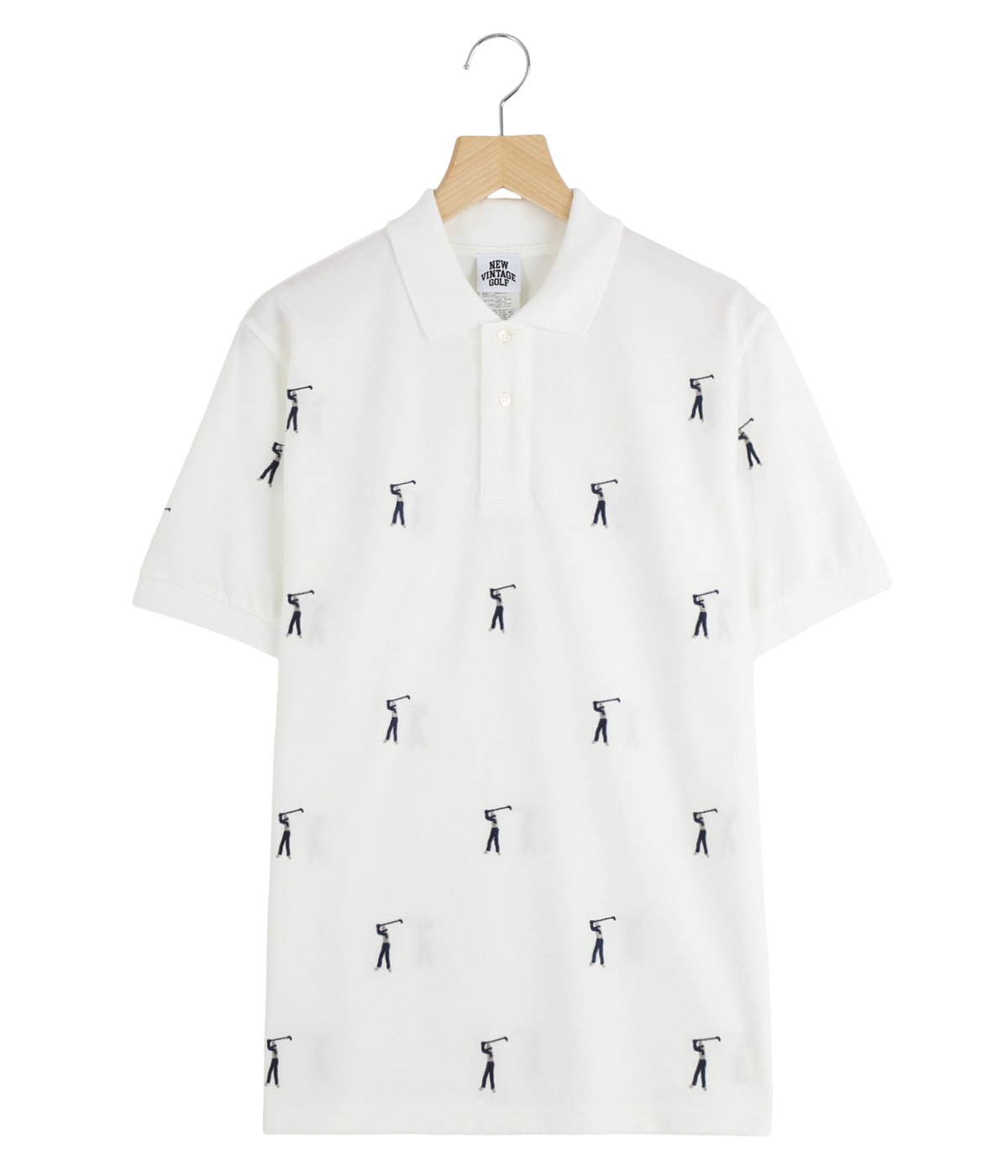 NVG Embroidered Polo Shirt | NEW VINTAGE GOLF(ニュービンテージ