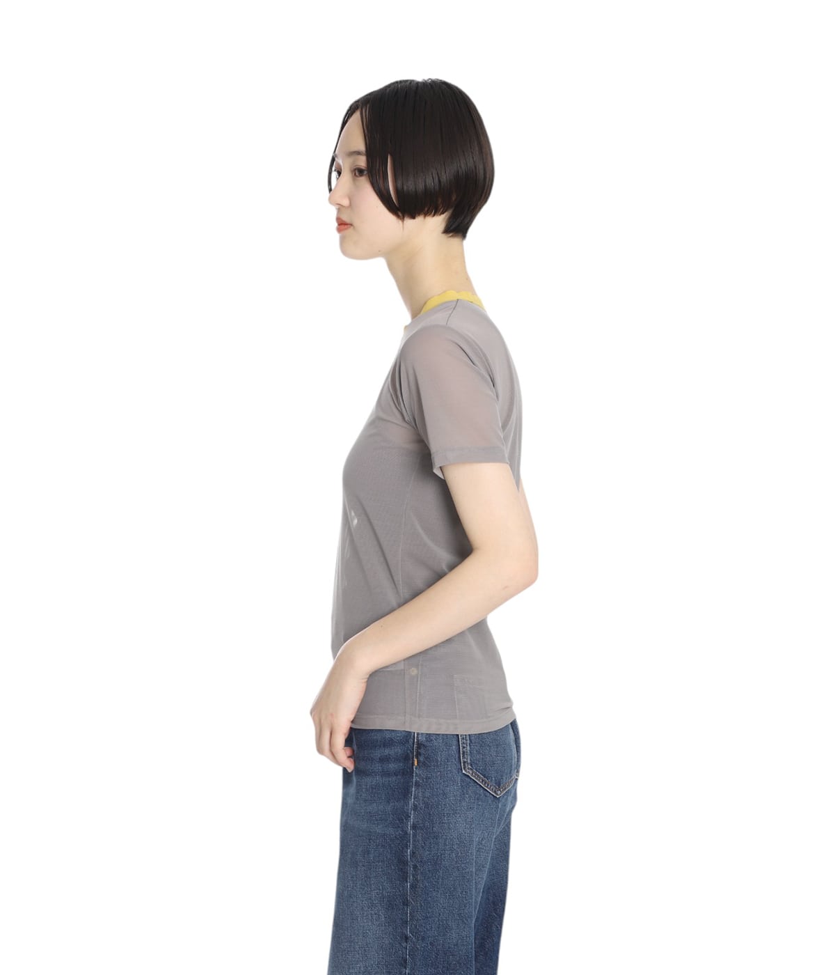 OVERNEATH メッシュ Tシャツ　Mサイズ 別注】OVERNEATH × SUPER A MARKET メッシュTシャツ