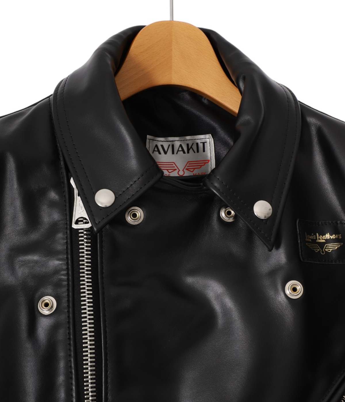 ちむルイスレザー　サイクロン　36 カウハイド 黒　2.3回着用のみ Lewis Leathers -ルイスレザー- | River