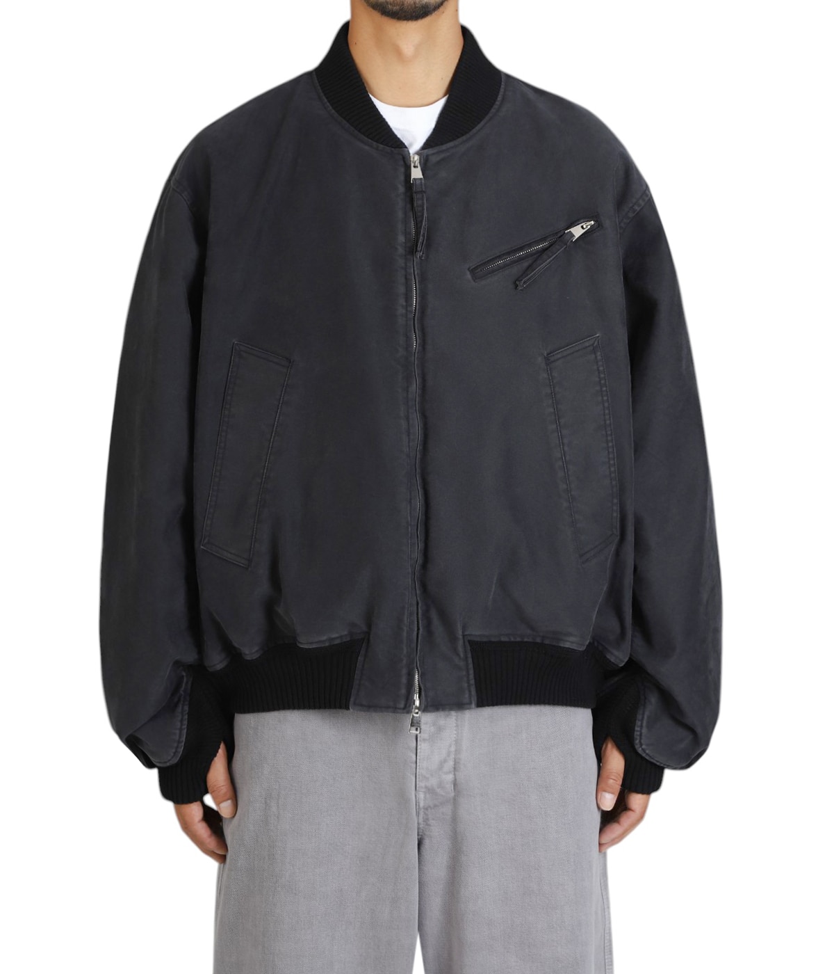 OUAT  BOMBER ボンバージャケット 2ツイード OUAT BOMBER ボンバージャケット 2ツイード BOMBER JACKET