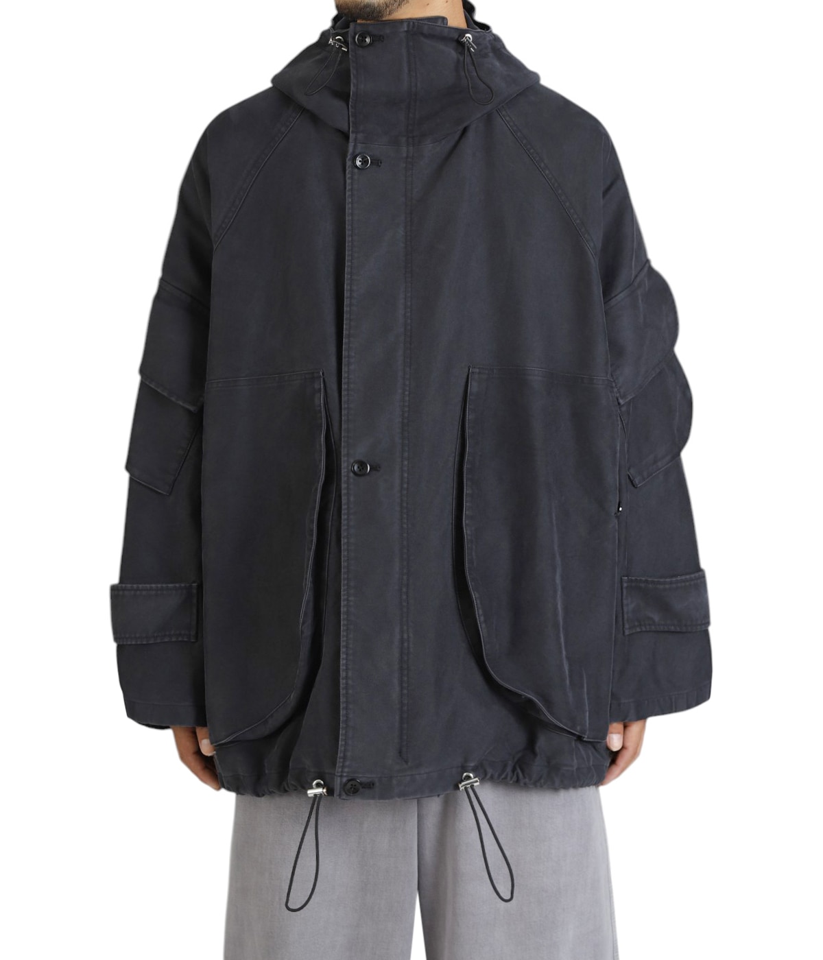 ジャケット・アウター OUAT CHANNEL JACKET BLACK OUAT/オーユーエーティー】CHANNEL JACKET（その他アウター