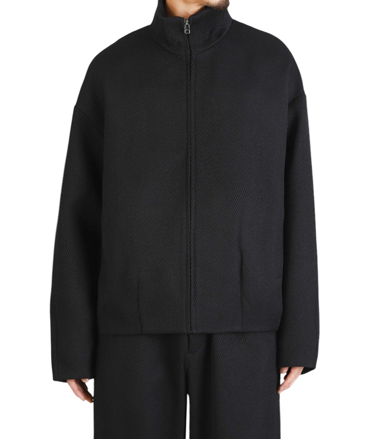 OMAR AFRIDI 22aw ジップアップ ニットブルゾン OMAR AFRIDI 22aw ジップアップ ニットブルゾン OMAR AFRIDI