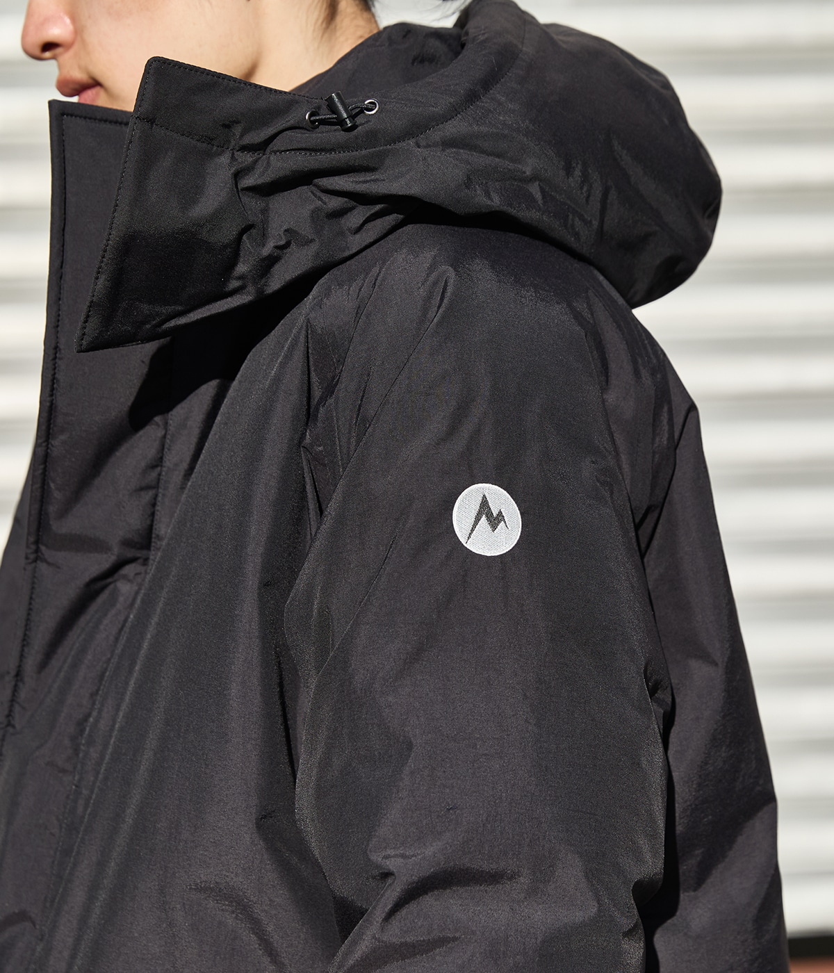 nonnative 別注 マーモット ダウンジャケット 黒 1 ダウン 別注】Marmot / Mammoth Down Short Parka（ダウンジャケット