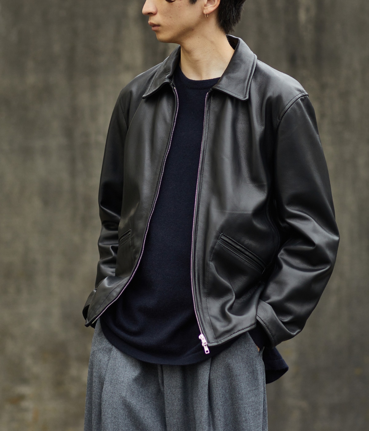 JAMES GROSE CARLTON ARKNETS 別注 別注 CARLTON ZIP JACKET NEW SHEEP | JAMES GROSE(ジェームス