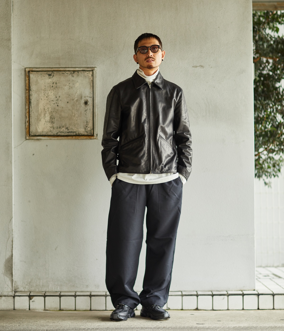 別注 CARLTON ZIP JACKET HORSE HIDE | JAMES GROSE(ジェームス