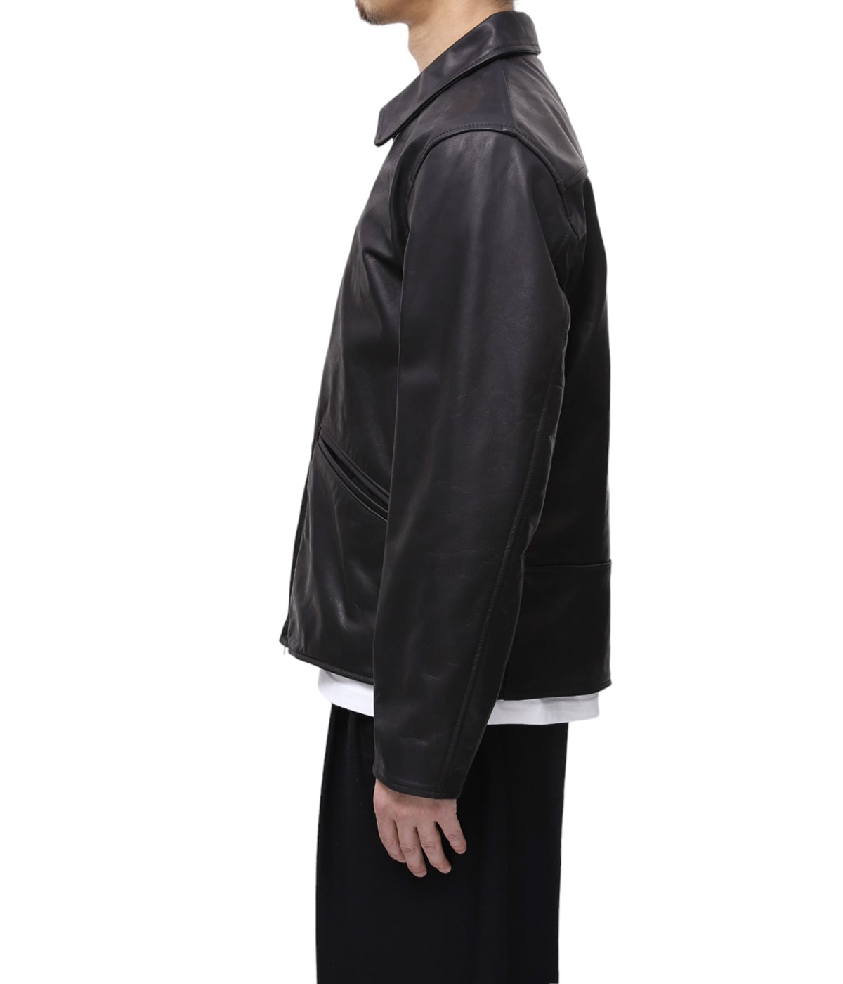 別注 CARLTON ZIP JACKET HORSE HIDE | JAMES GROSE(ジェームス