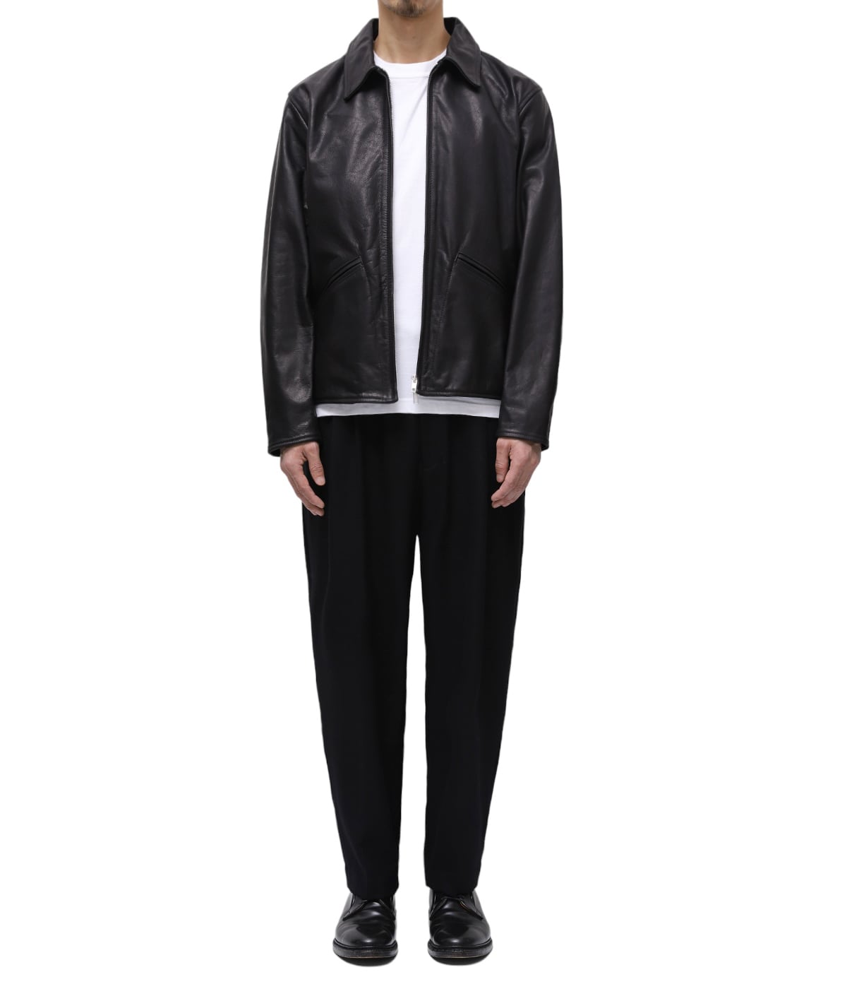 別注 CARLTON ZIP JACKET HORSE HIDE | JAMES GROSE(ジェームス