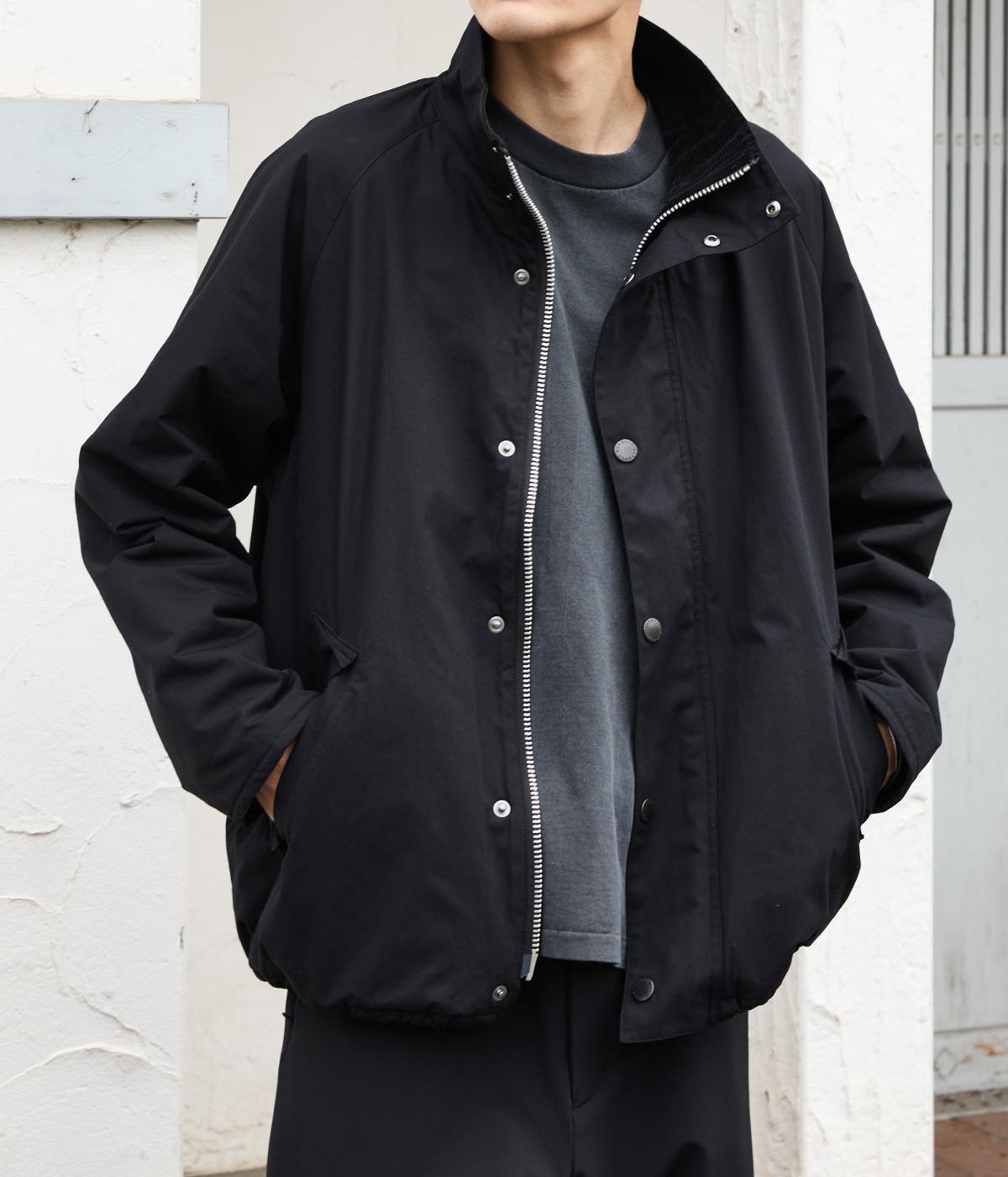 ほぼ新品 タグ付きBARBOUR バブアー TRANSPORT 38サイズ BORDER / ボーダー】ワックス コットン コート （ オーバー