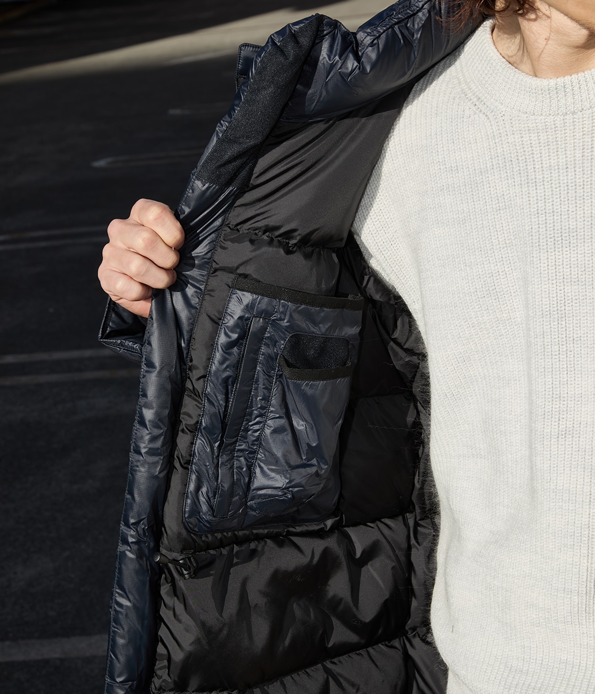 model（173cm） 着用サイズ：M